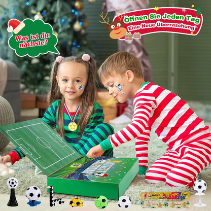 Adventskalender Fußball Spielzeug für Kinder 2024 Weihnachtskalender