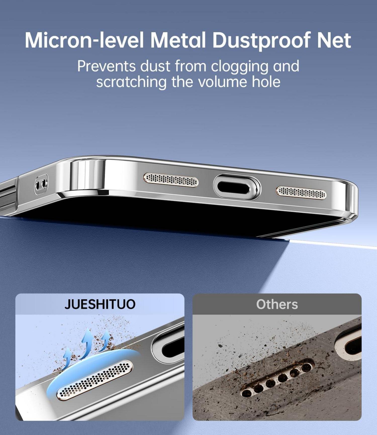 3-in-1 Hülle iPhone 16 Pro Schutzfolie Militärstandard Stoßfest