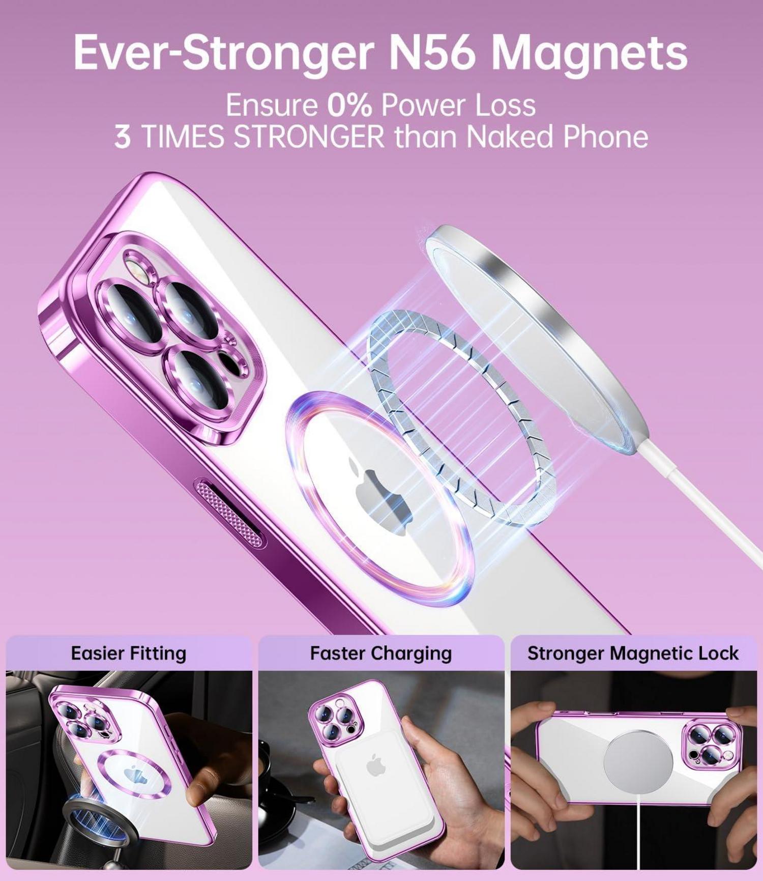 JUESHITUO iPhone 16 Pro Max Hülle mit 2