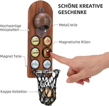 Flaschenöffner Wand mit auffangbehälter magnetisch