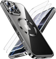 iPhone 16 Pro Max Hülle mit Schutzfolie