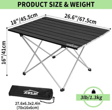 Klappbarer Campingtisch Aluminium Picknicktisch Strand