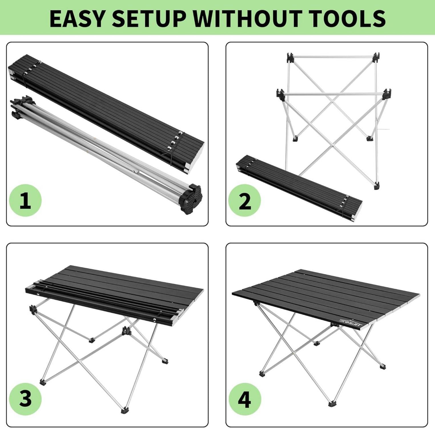 Leichter Aluminium Campingtisch Klappbar Picknicktisch Strand Geeignet