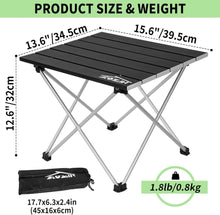 Klappbarer Campingtisch Aluminium Tragbar Strand Picknick