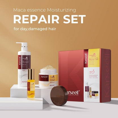 Haarpflege Set: Feuchtigkeit & Reparatur für Trockenes Haar