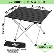 Klappbarer Campingtisch Aluminium Tragbar Picknicktisch