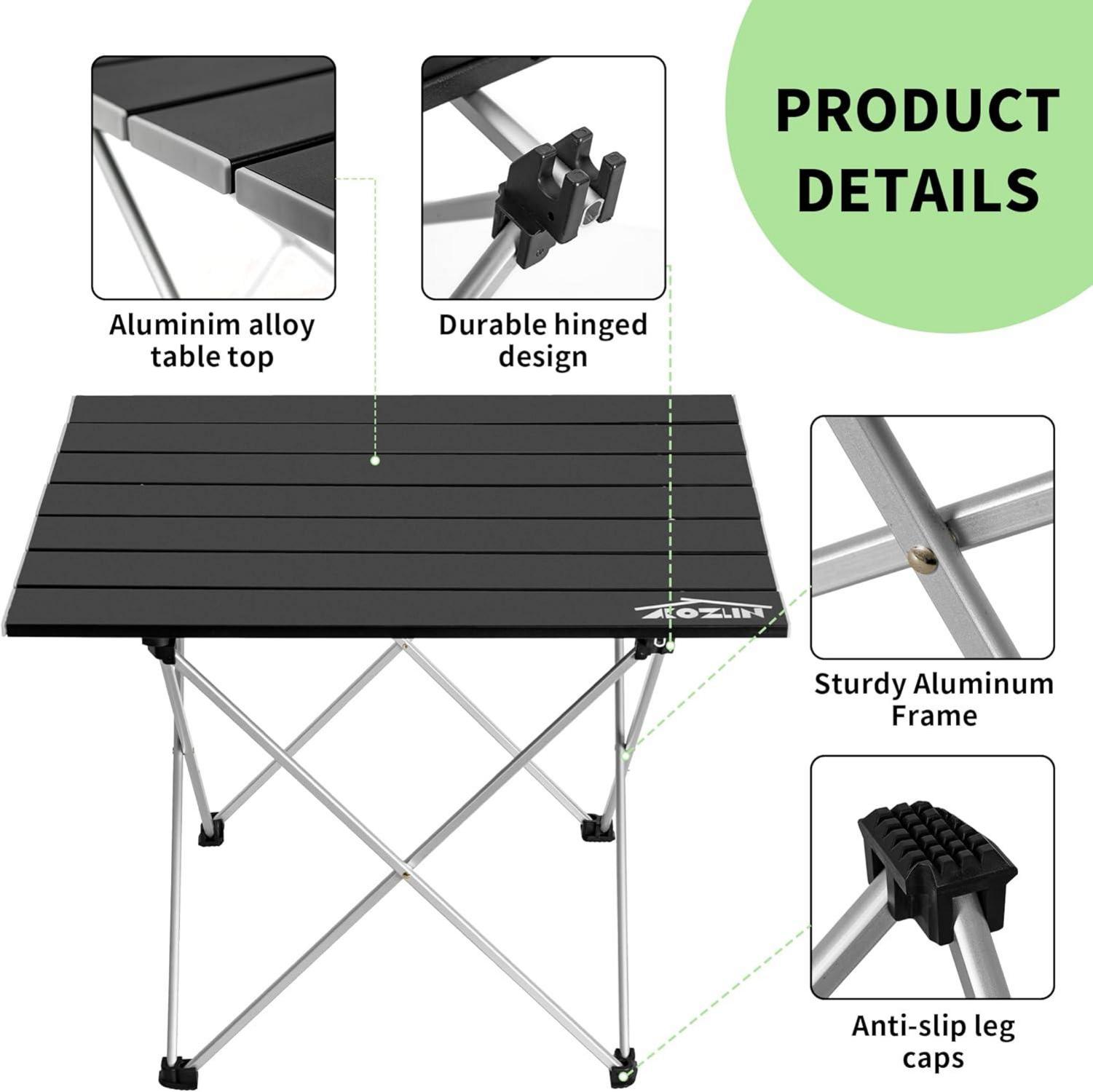 Klappbarer Campingtisch Aluminium Strand Picknick