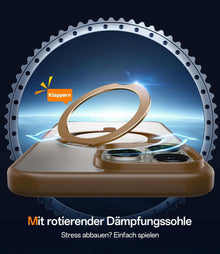 360° Magic Stand iPhone 16 Pro Hülle Militärschutz