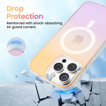iPhone 16 Pro Max Hülle mit Magsafe, Fluoreszierender Farbverlauf