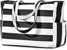 Große Strandtasche für Frauen - Multifunktionale Badetasche mit viel