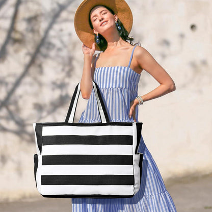Strandtasche XXL Damen Handtasche Umhängetasche Faltbar Schick