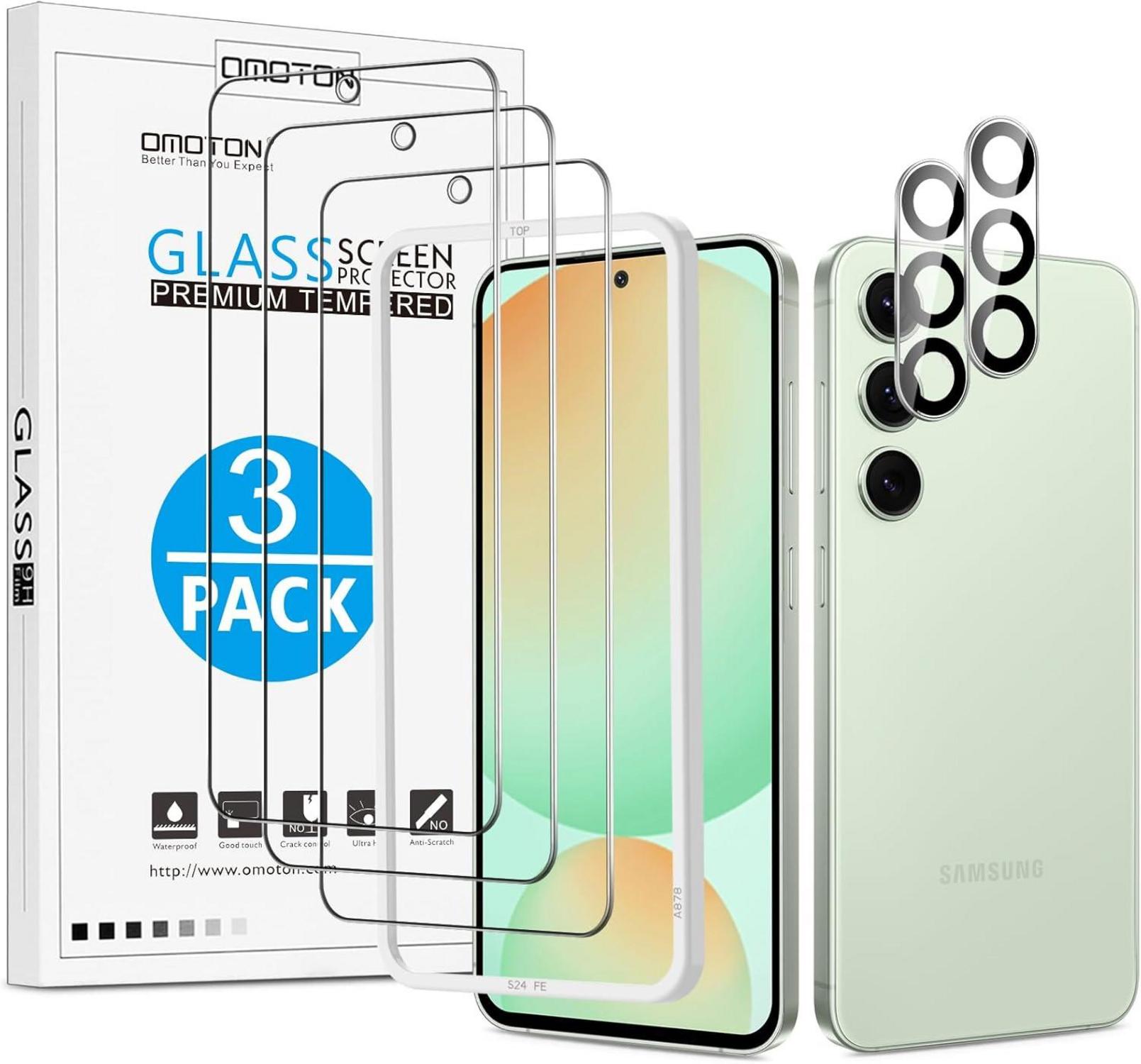Schutzfolie Samsung Galaxy S24 FE Panzer Schutz Glas Kameraschutz