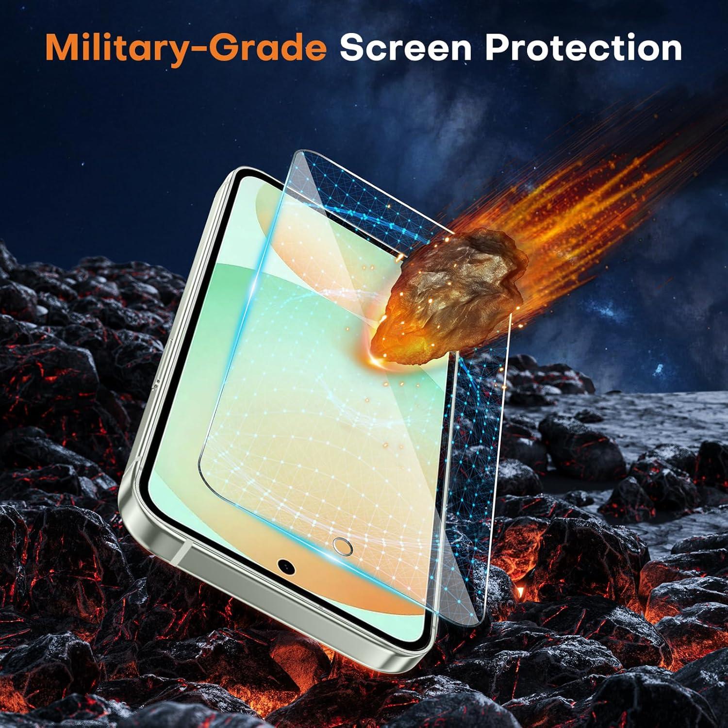 Panzer Schutz Glas Samsung Galaxy S24 FE Anti-Kratzer HD Folie 6.7