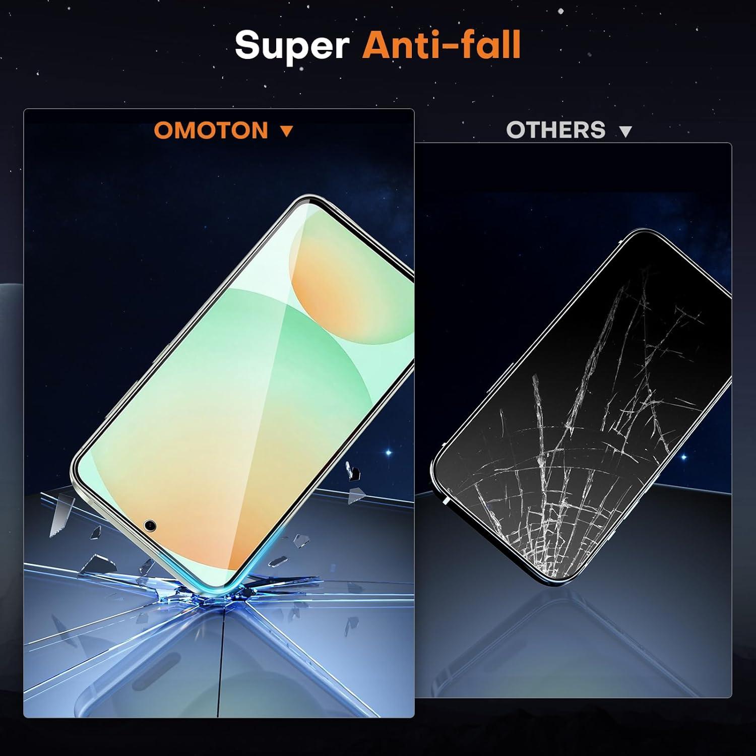 Panzer Schutz Glas Samsung Galaxy S24 FE 3 Stück Folie 9H 6.7 Zoll