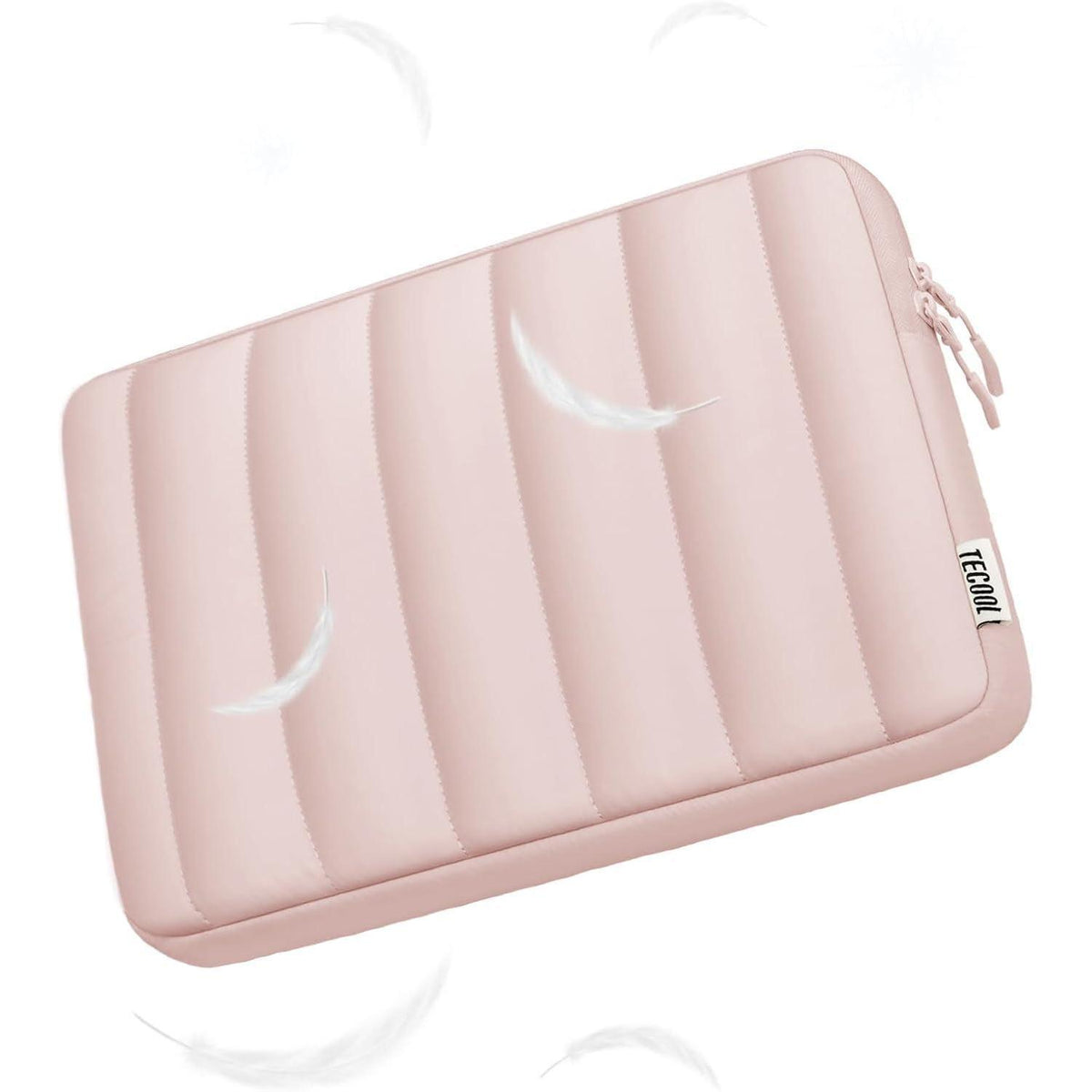 Wasserdichte Laptoptasche 15,6 Zoll mit Zubehörtasche, Rosa
