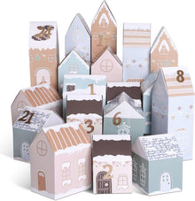 Adventskalender Boxen Weihnachtskalender Hausform 24 Schachteln