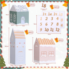 Adventskalender Boxen für Kinder Weihnachten Häuser