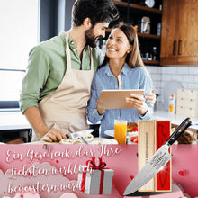 Valentinstag Küchenmesser Geschenk für Ihn - Profi Messer