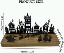 Adventskranz Teelichthalter Weihnachtsdeko Metall Holz 28 x