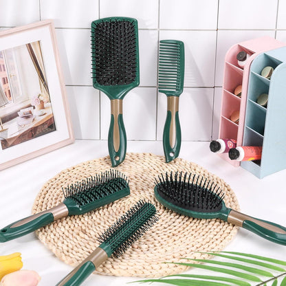 5er Set Haarbürsten Massage Entspannung Anti-Statik Brush für alle Haartypen