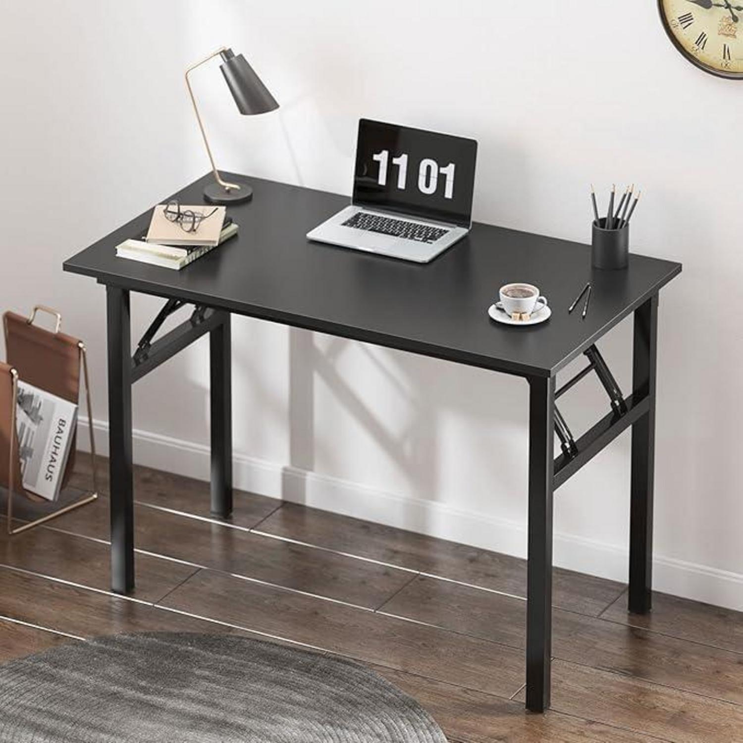 Klapptisch Schreibtisch PC Tisch 80x40CM Schwarz