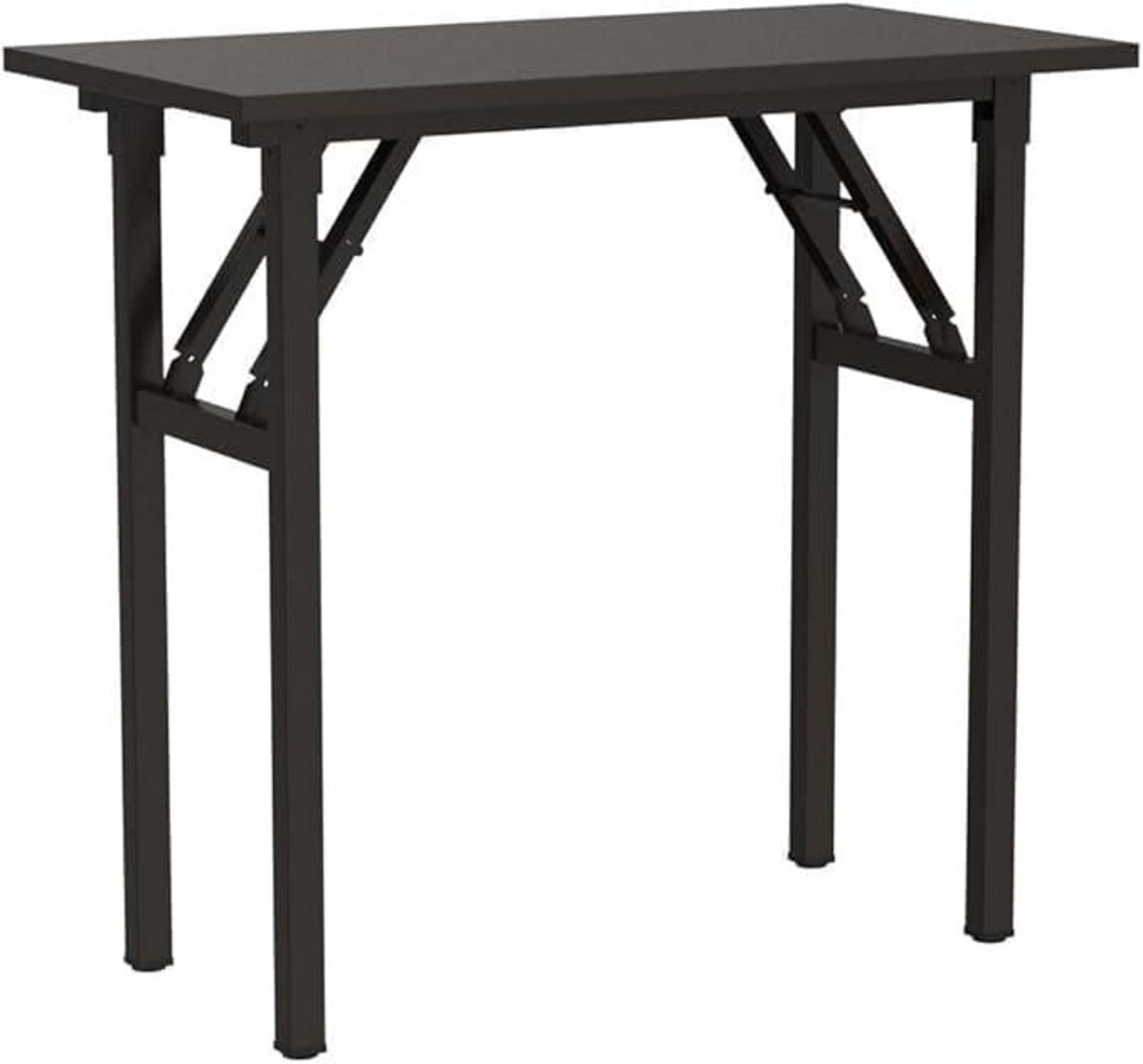 Klapptisch Schreibtisch Computertisch Bürotisch Holz 80x40cm Schwarz