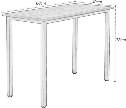 Klapptisch Schreibtisch PC Tisch klein Bürotisch Holz 80x40CM