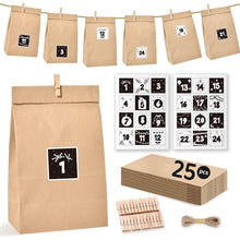 Adventskalender zum Befüllen DIY mit 25 Papiertüten