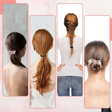 12 Stück Seide Satin Scrunchies Damen Mädchen Haargummi Set
