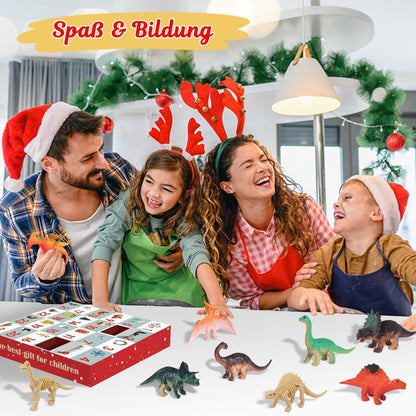 Adventskalender Dinosaurier 2024 für Kinder ab 3 Jahren Figuren