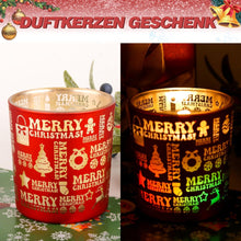 Weihnachtskerze Duftkerze Geschenkbox Zimt-Kürbisöl 150 g