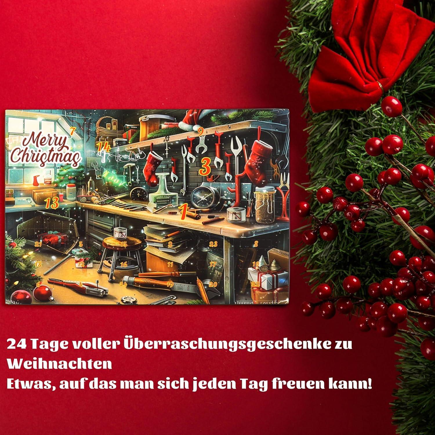 Werkzeug-Adventskalender 2024 Männergeschenk Weihnachtskalender