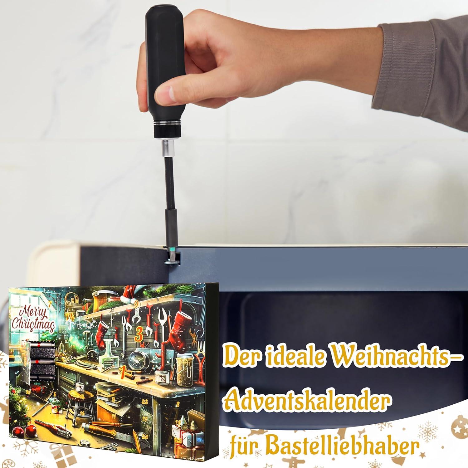 Werkzeug-Adventskalender Männer 2024 Geschenk Weihnachtskalender