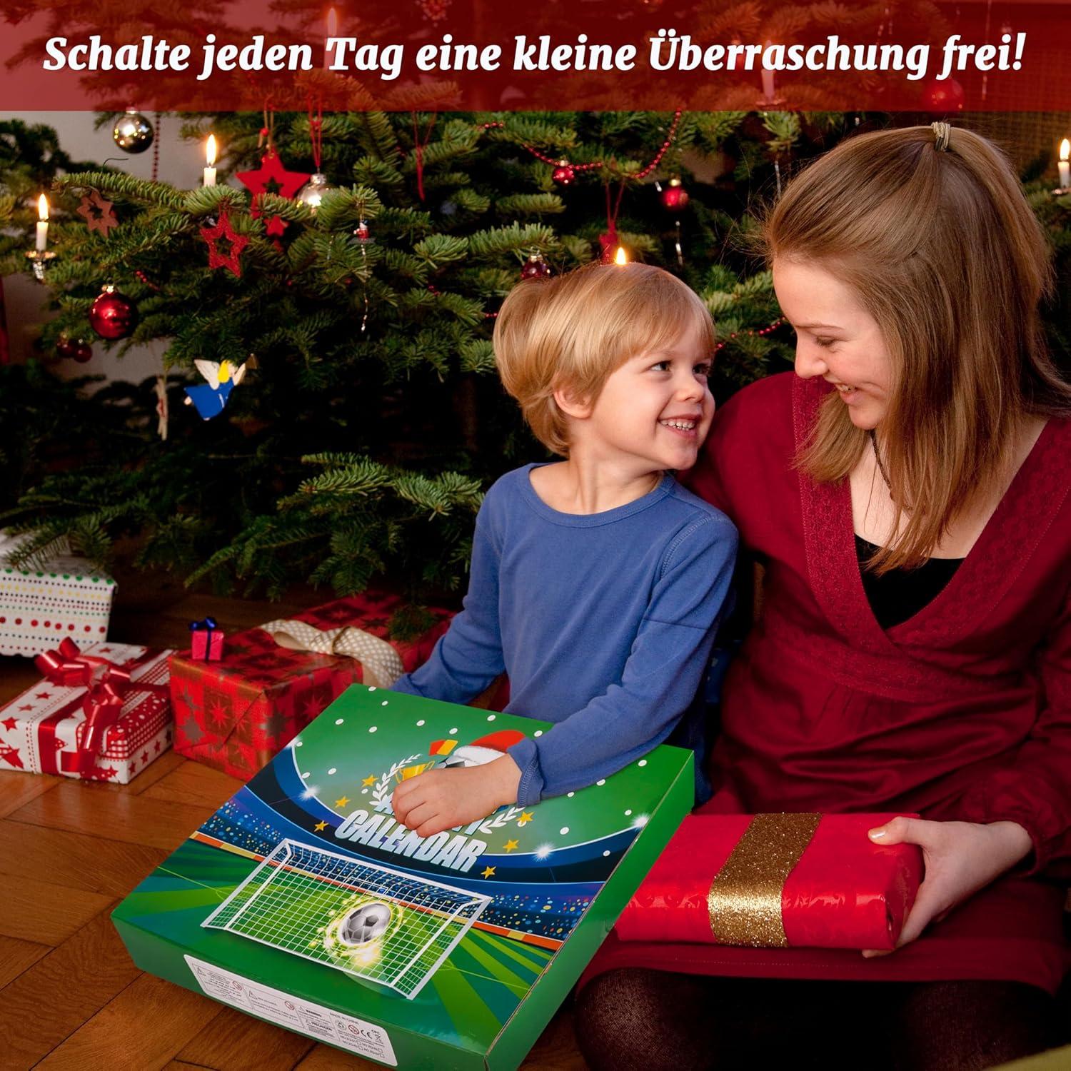 Kinder Fußball Adventskalender 2024 - Weihnachtskalender Jungen