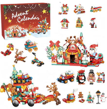 Adventskalender 2024 Weihnachts Bausteine für Kinder 24 Schachteln