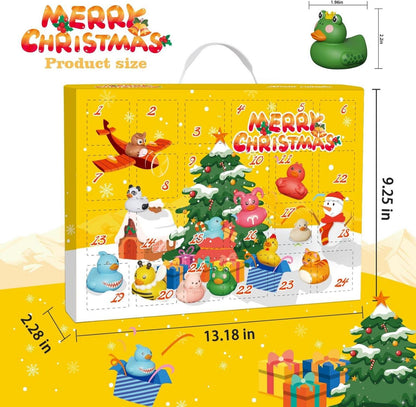 Weihnachts Adventskalender Enten Badeenten 24 Stück Kinder Jungs