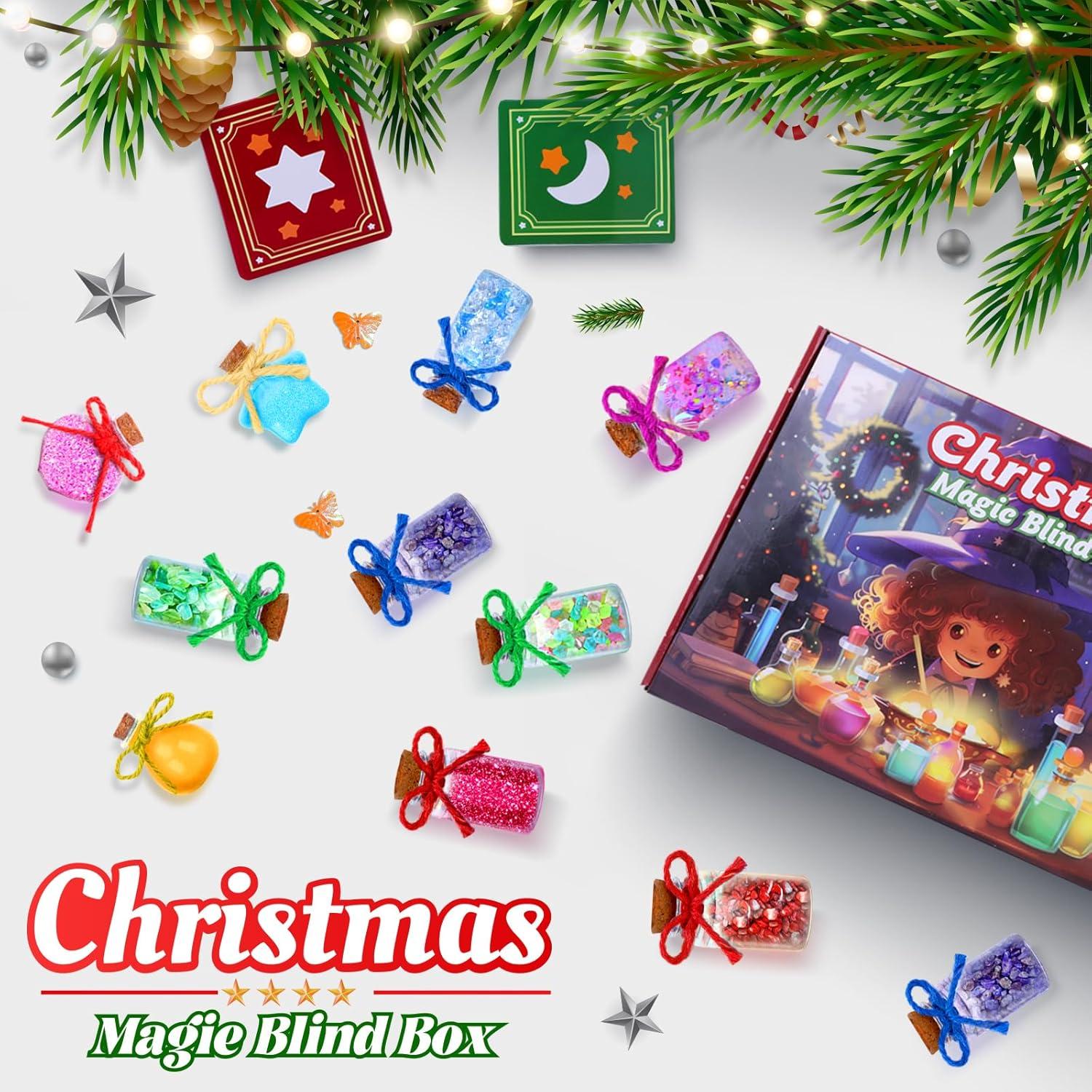 Adventskalender 2024 Kinder Zaubertrank Kreativ Set Weihnachten 24