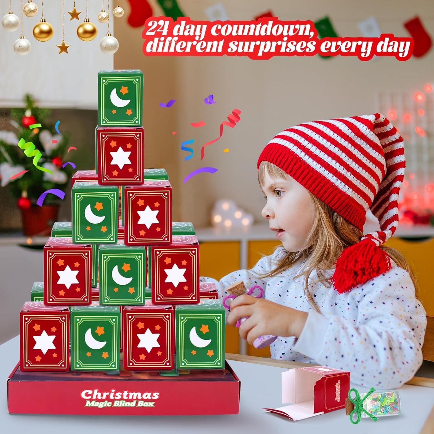 Adventskalender 2024 Kinder Zaubertrank Kreativ Set 24 Tage Weihnachten Countdown