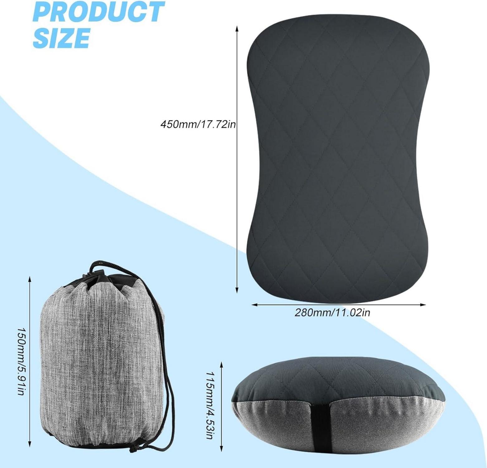 Aufblasbares TPU-Camping-Kissen mit abnehmbarem