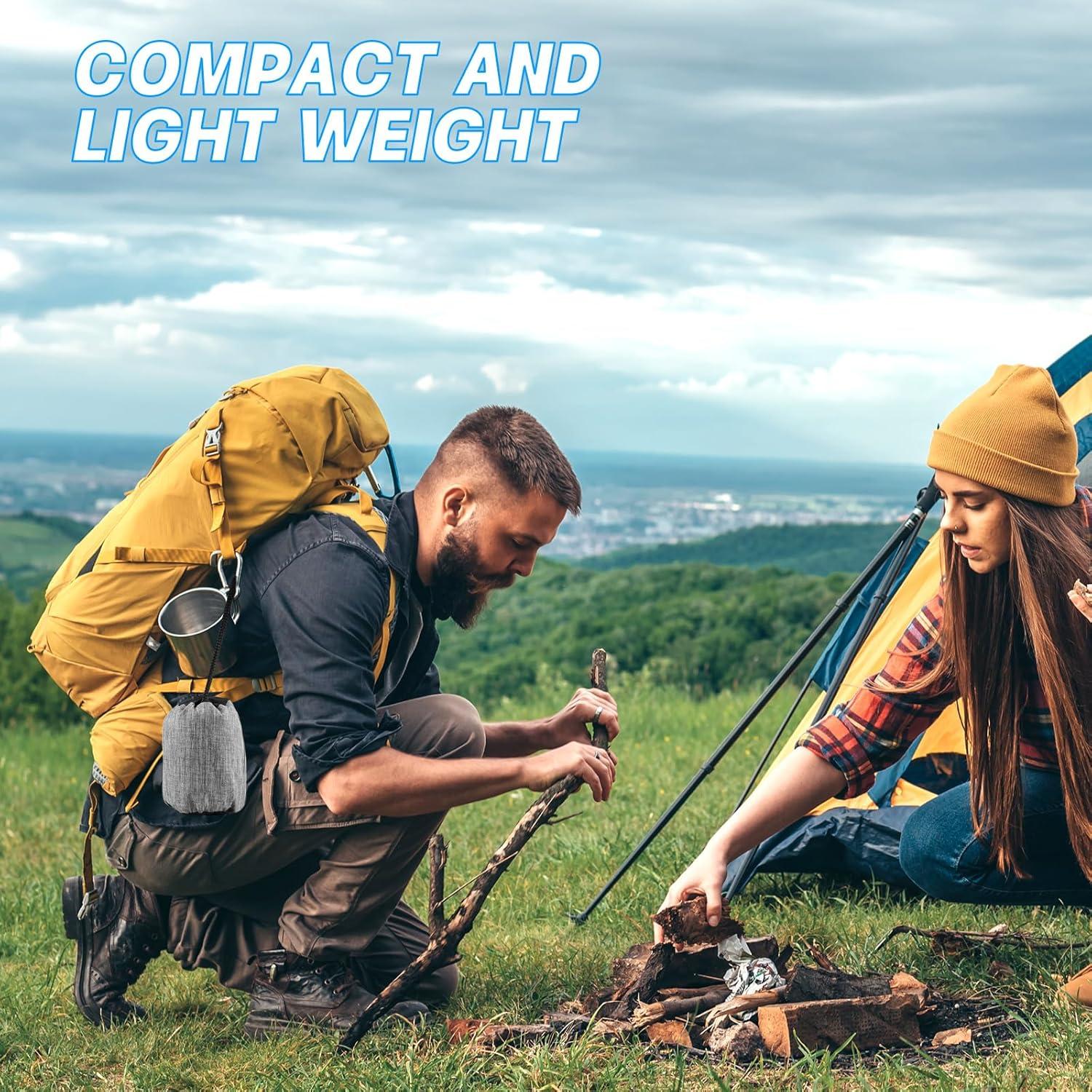 Aufblasbares Camping-Kopfkissen Reisekissen TPU Grau