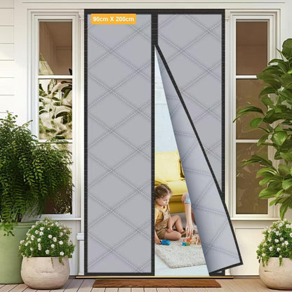 Thermo Türvorhang 90x200 cm – Wärmeschutz & Kälteschutz
