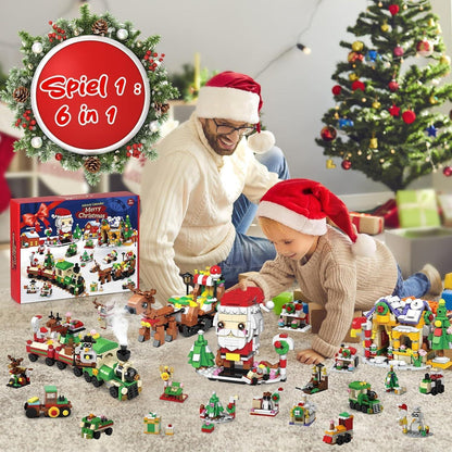 Adventskalender 2024 Kinder Weihnachts Blöcke Geschenk