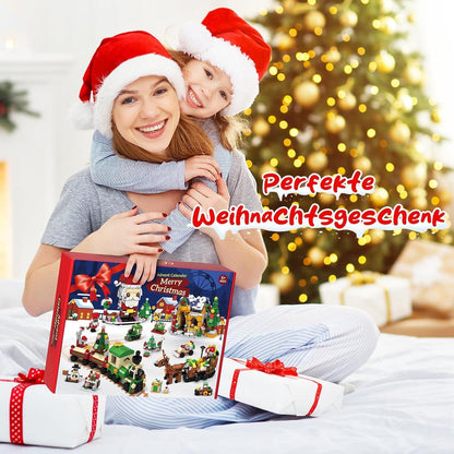 2024 Adventskalender Weihnachts Blöcke Geschenk Kinder