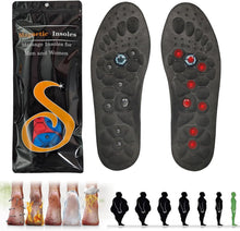 Magnetische Einlegesohlen Akupunktur Orthopädisch Reflexzonen Massage