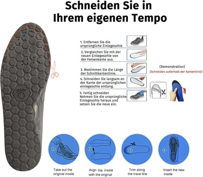 Magnetische Einlegesohlen Akupunktur Orthopädische Frauen