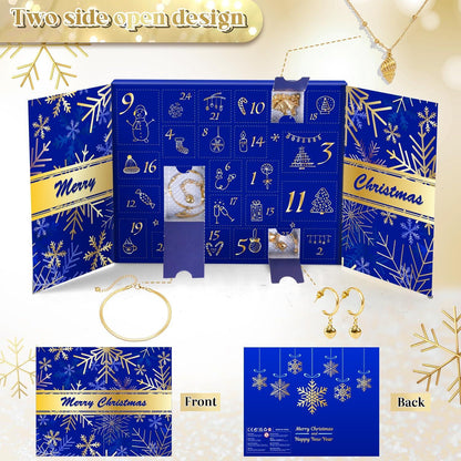Adventskalender Schmuck Frauen 2024 Weihnachtskalender 24 Stile