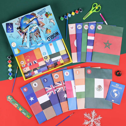 iZoeL Welt Adventskalender 2024 für Kinder - Basteln