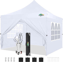 Faltpavillon 3x3 Wasserdicht Stabil Winterfest Partyzelt UV-Schutz