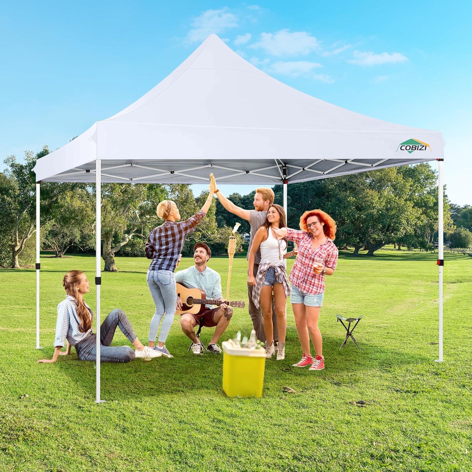 Faltpavillon 3x3m Wasserdicht mit Seitenwänden