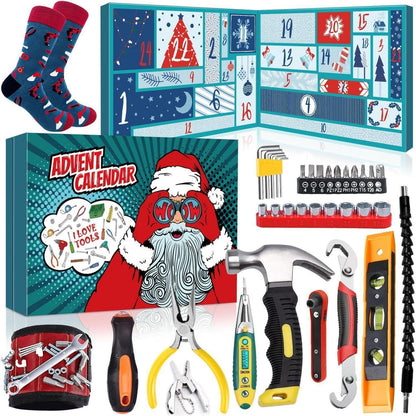 Adventskalender Werkzeuge Männer 2024 | 24 Stück nützliche